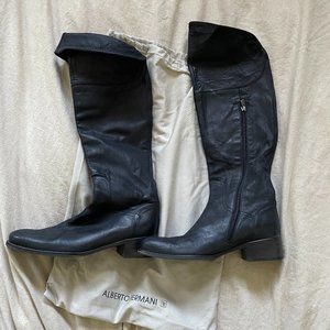 Black Alberto Fermani tall boots
